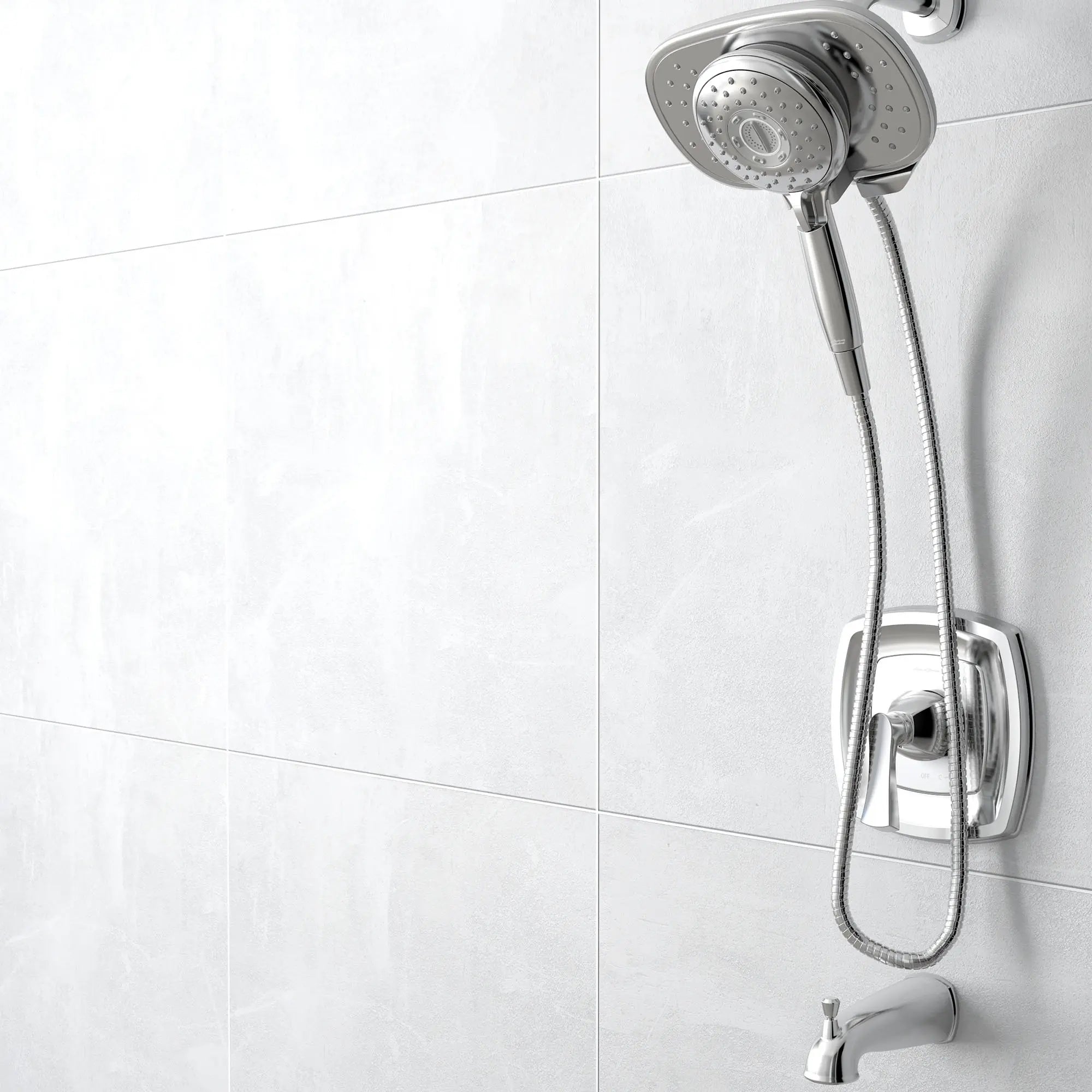 Kaleta® 2.5 gpm/9.5 L/min Tub and Shower Trim Kit With Spectra Duo Showerhead and Ceramic Disc Valve Cartridge With Lever Handle — thumbnail 2